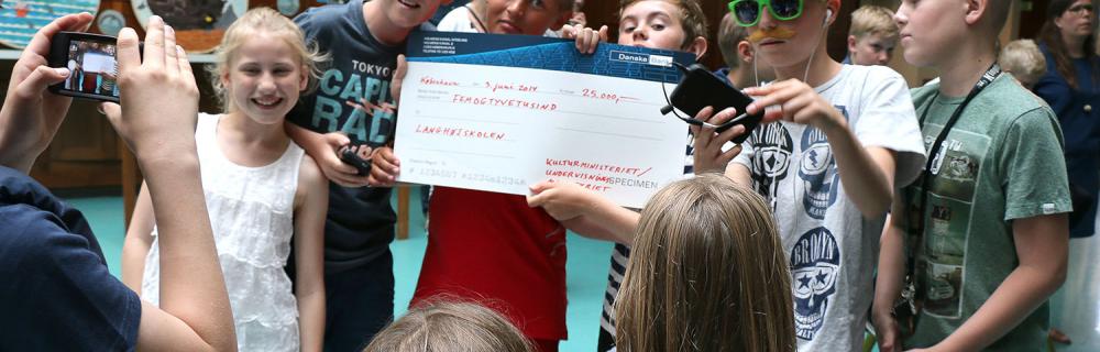 Foto: Mette Udesen, vinder af Springfrøprisen 2014 (Langhøjskolen)